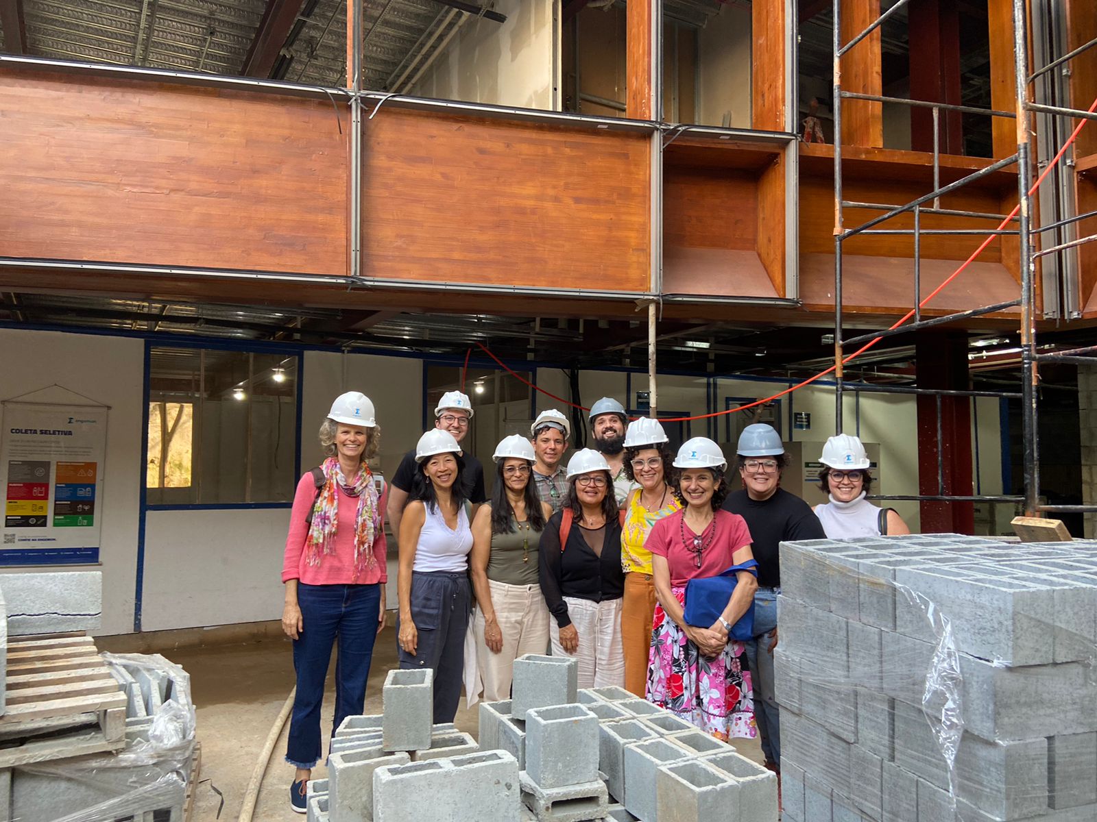 Visita do Conselho Diretor da APRS à construção da nova sede da FRS.